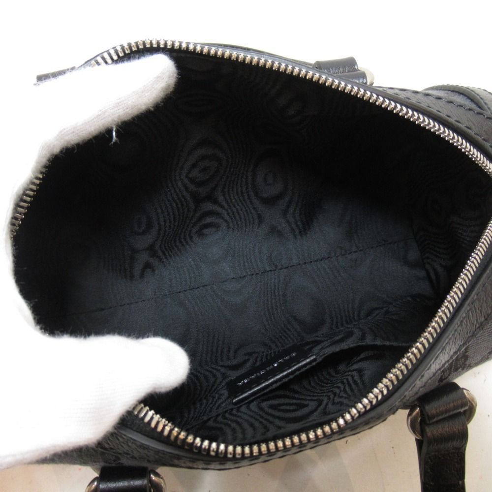 Balenciaga Gucci 2way Shoulder Bag Canvas Black Bag View 5